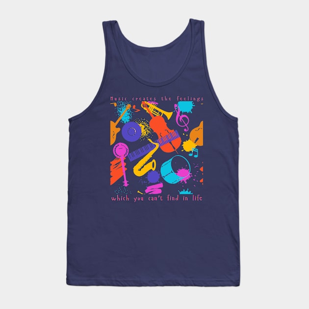 Music Tank Top by Ba-Da-Boo